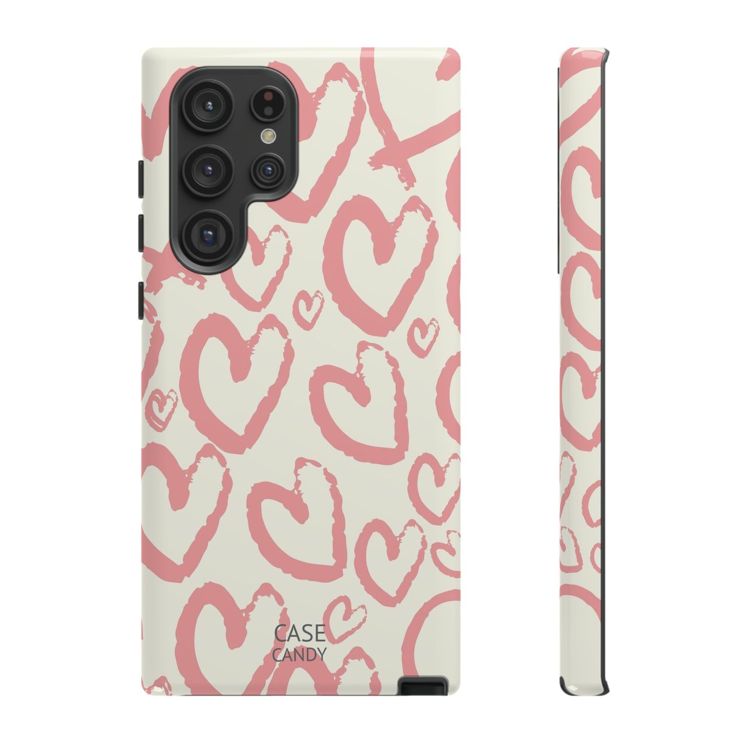 Scrappy Hearts HD Galaxy Case