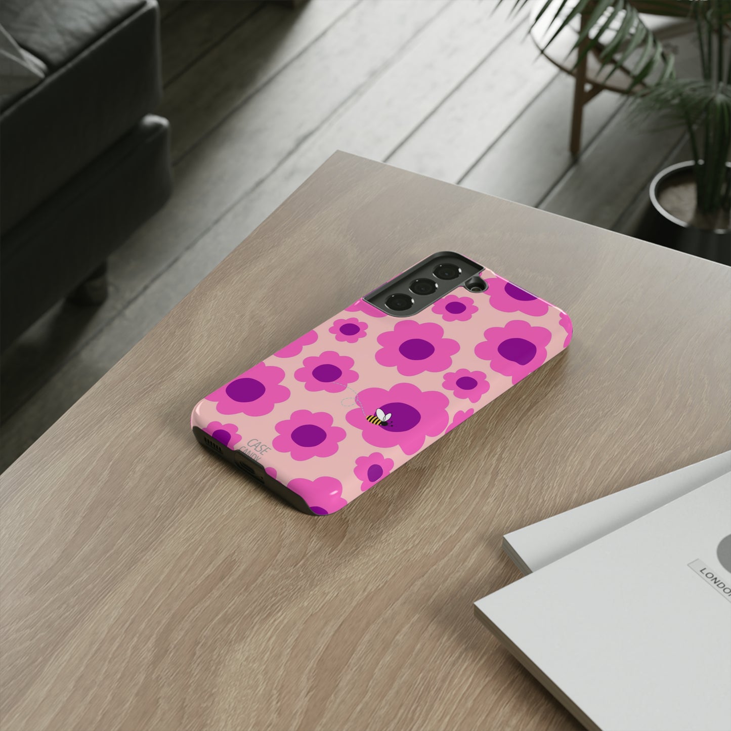 Pink Petunia HD Galaxy Case