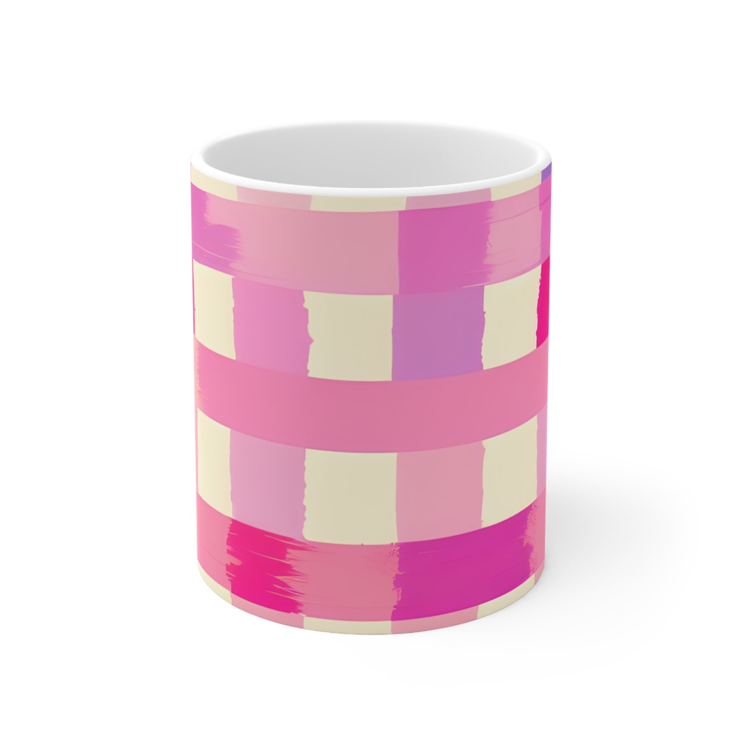 Pink Stripes Mug