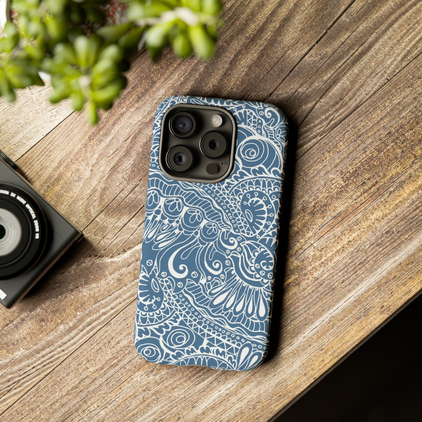 Sky Blue Lace HD15 Case (Mag Safe)