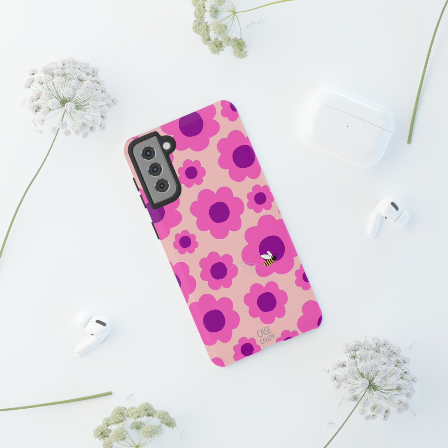 Pink Petunia HD Galaxy Case