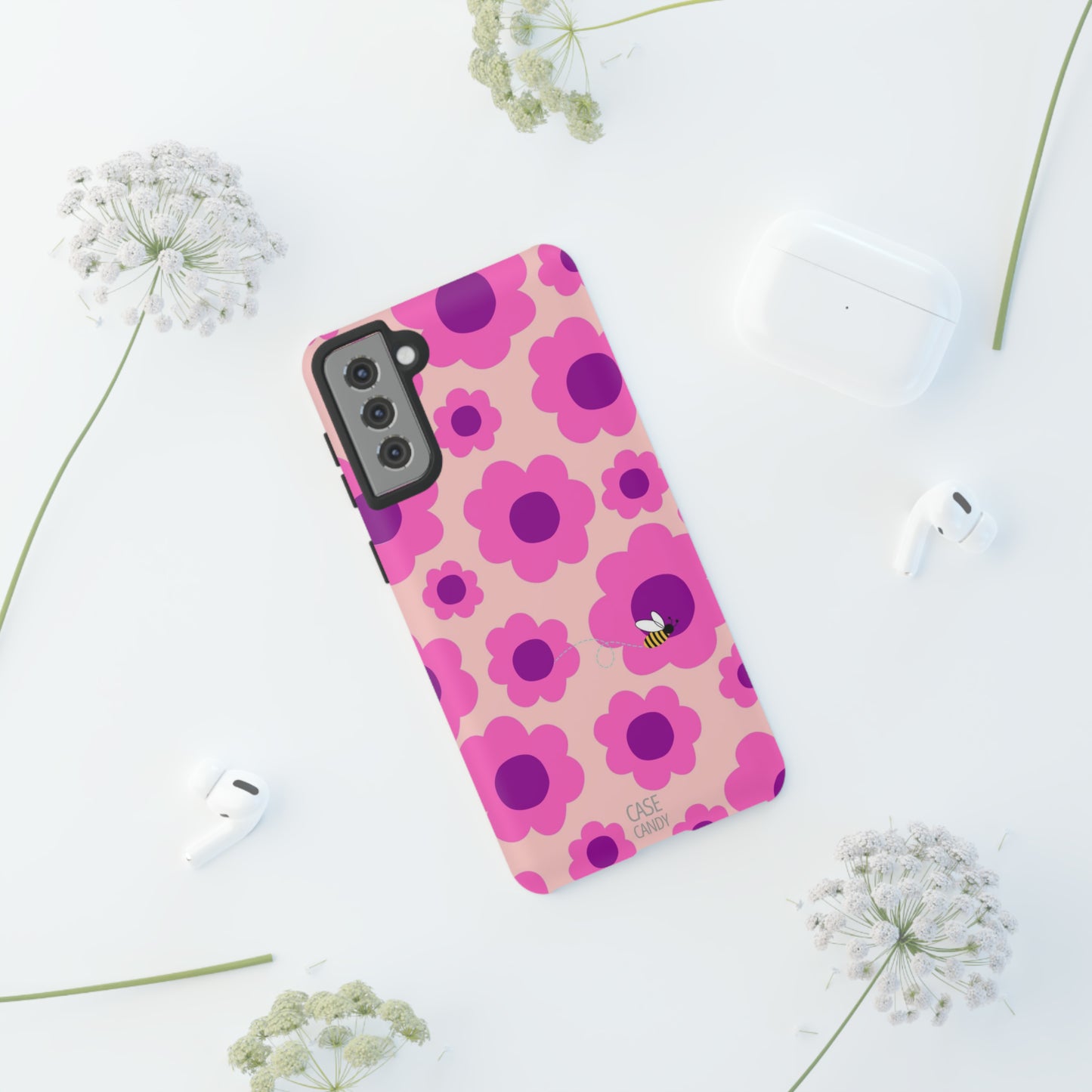 Pink Petunia HD Galaxy Case