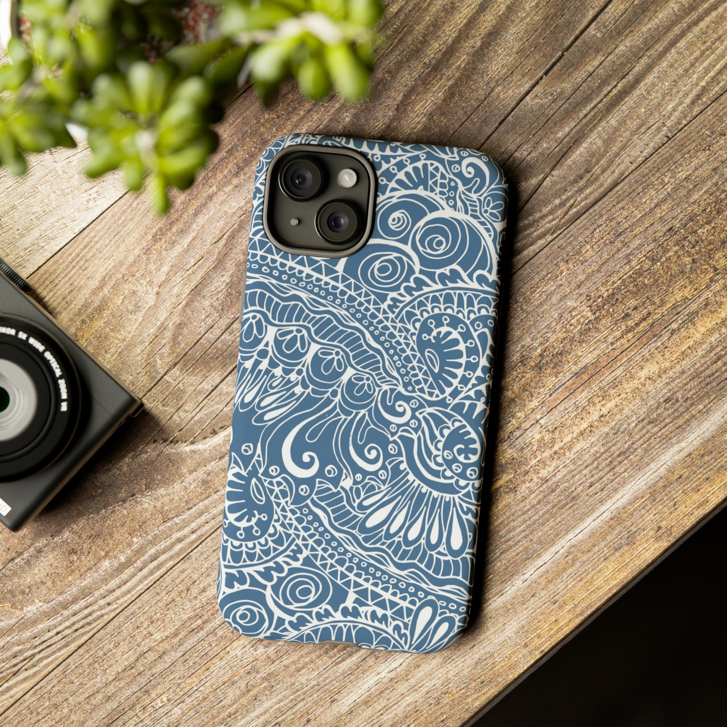 Sky Blue Lace HD15 Case (Mag Safe)