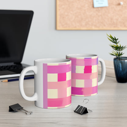 Pink Stripes Mug