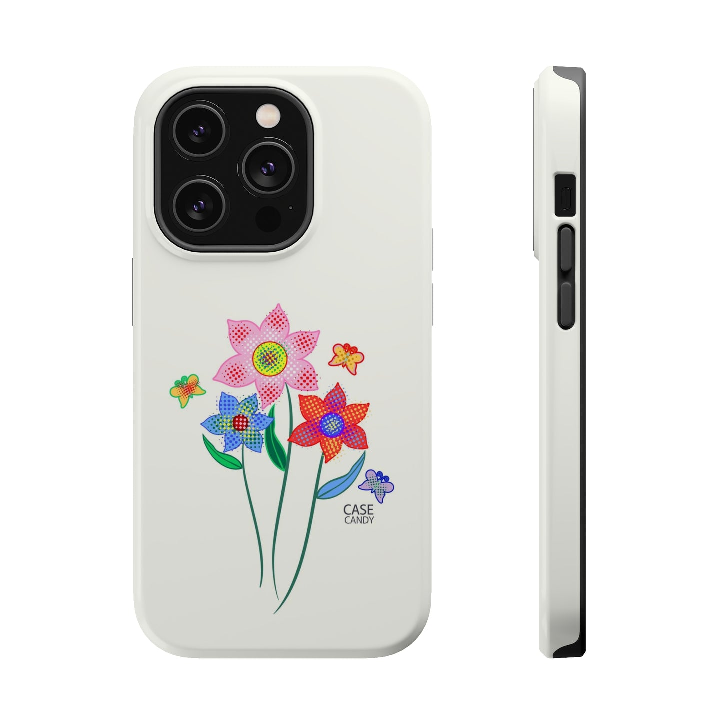 Digital Flowers Raw Milk HD Case (MagSafe)