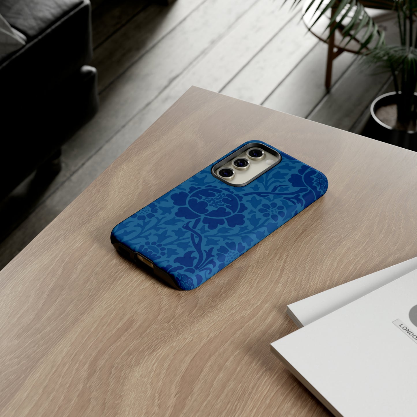 Blue Lace HD Galaxy Case