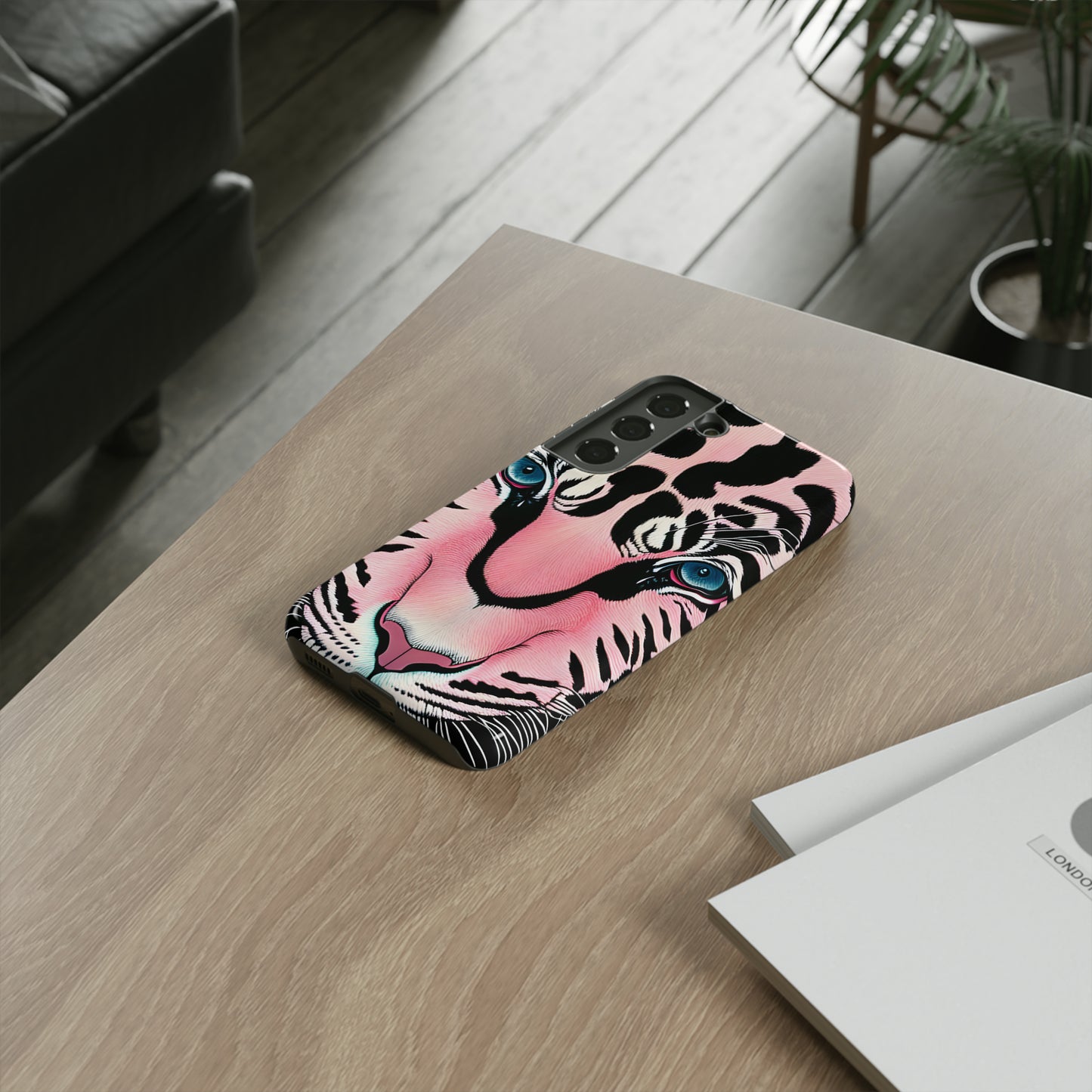 Pink Tiger HD Galaxy Case