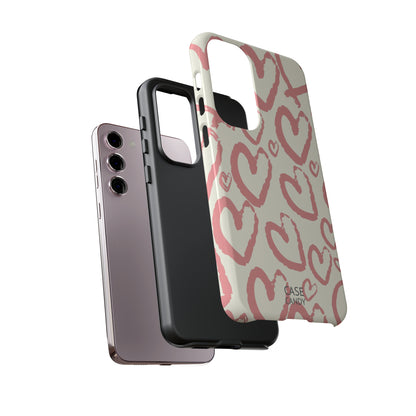 Scrappy Hearts HD Galaxy Case