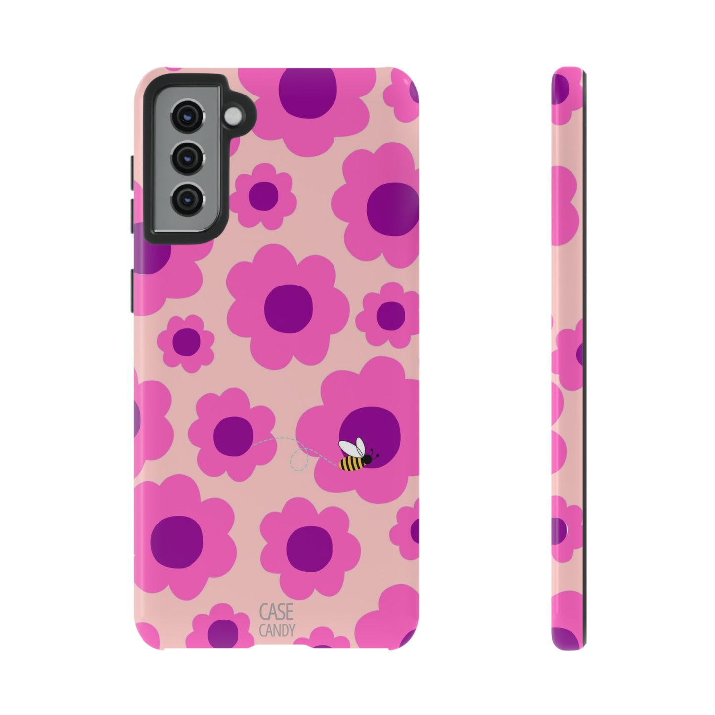 Pink Petunia HD Galaxy Case