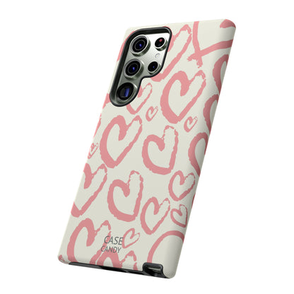 Scrappy Hearts HD Galaxy Case