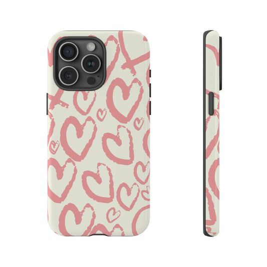 Scrappy Hearts HD15 Case (Mag Safe)