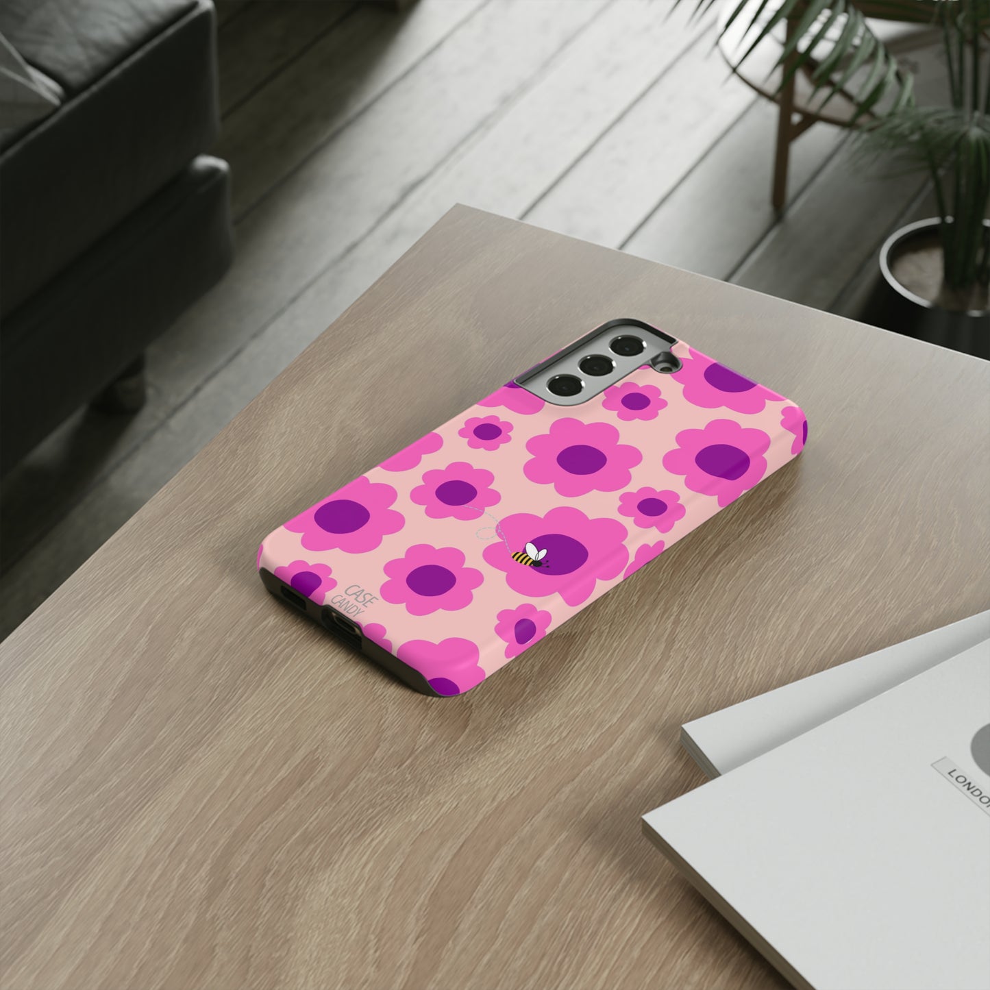 Pink Petunia HD Galaxy Case