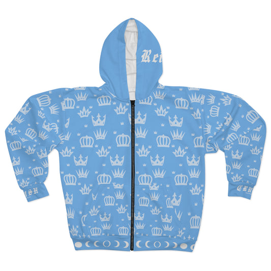 REIGN Zip Hoodie by Crush Clothing Co (AOP)