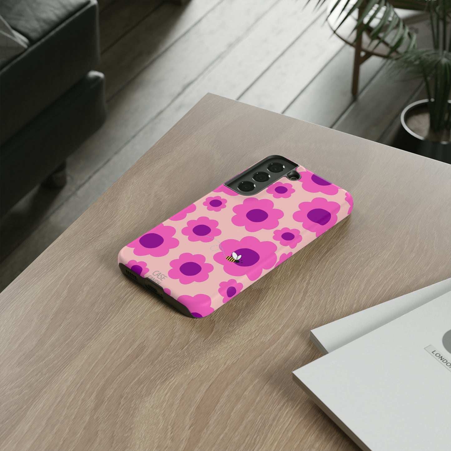 Pink Petunia HD Galaxy Case