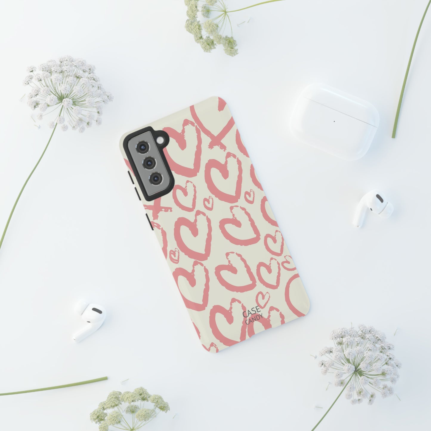 Scrappy Hearts HD Galaxy Case