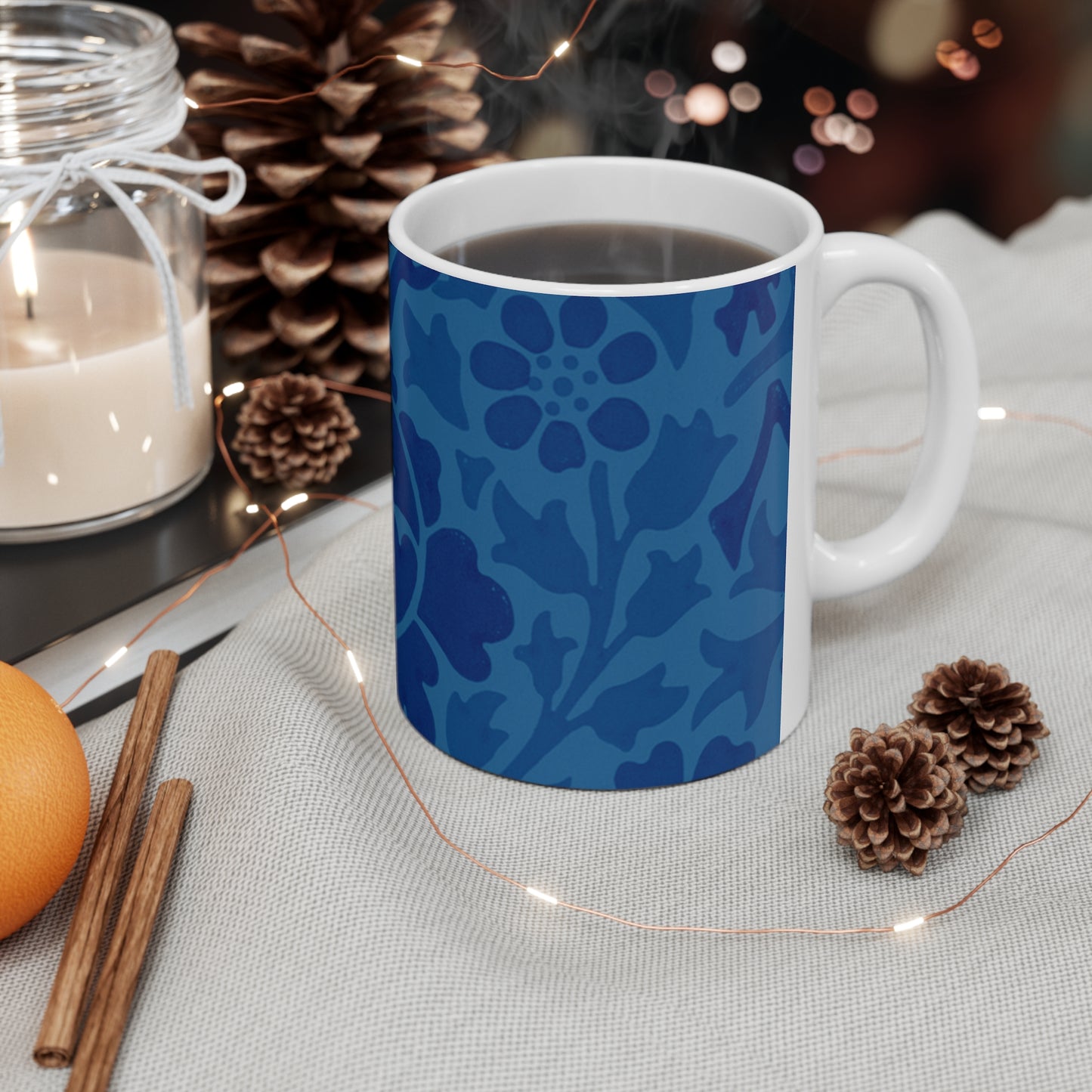 Blue Lace Mug