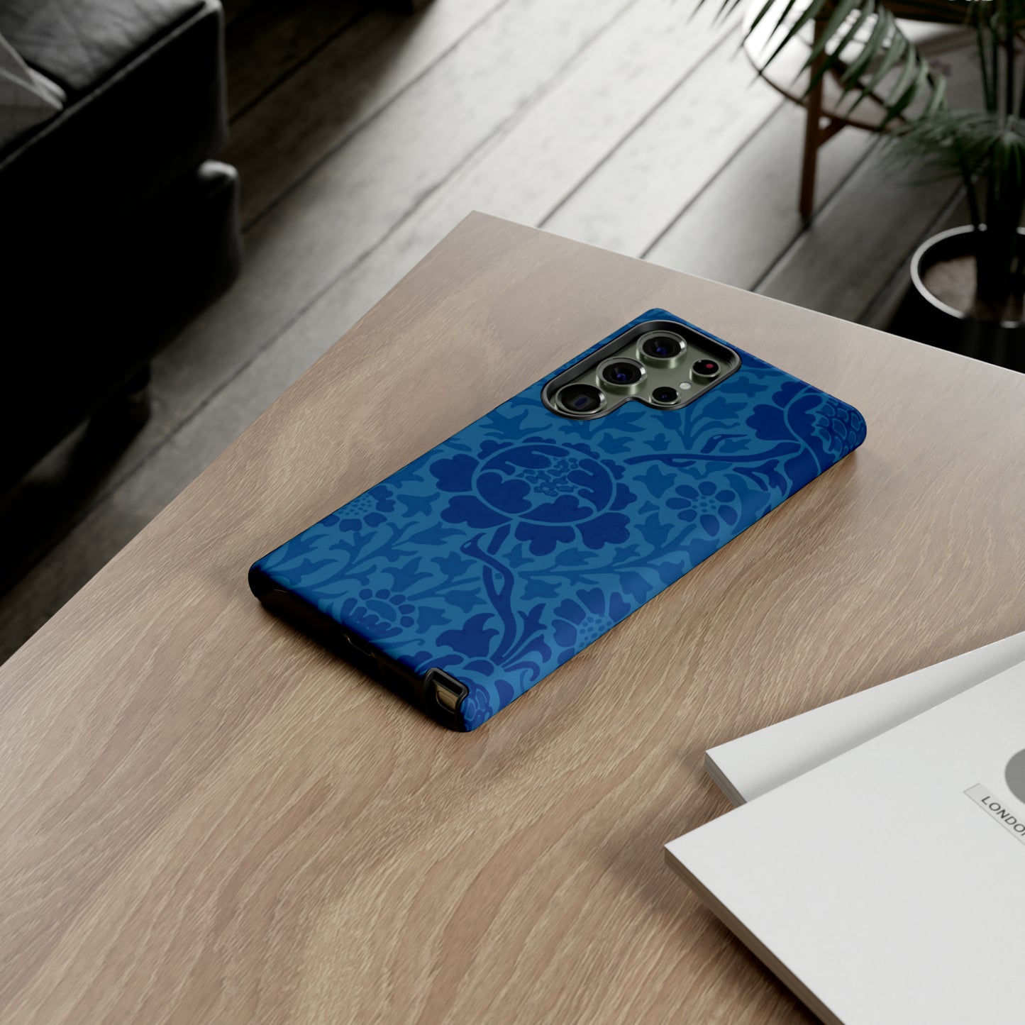 Blue Lace HD Galaxy Case