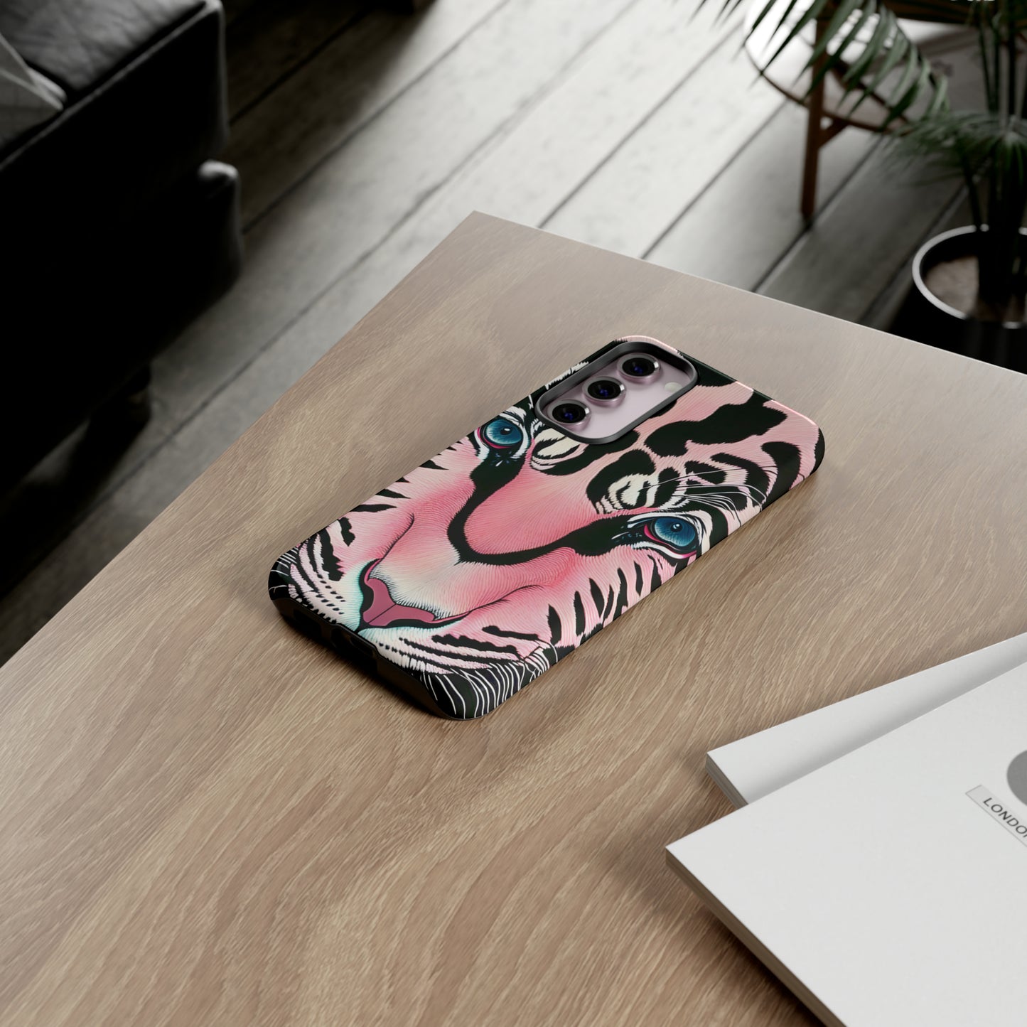 Pink Tiger HD Galaxy Case