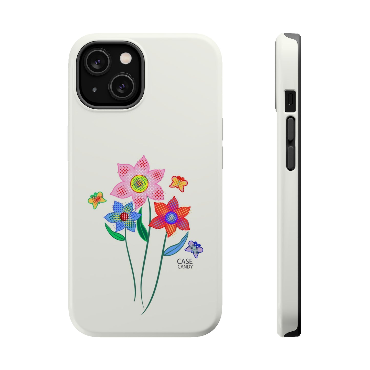 Digital Flowers Raw Milk HD Case (MagSafe)