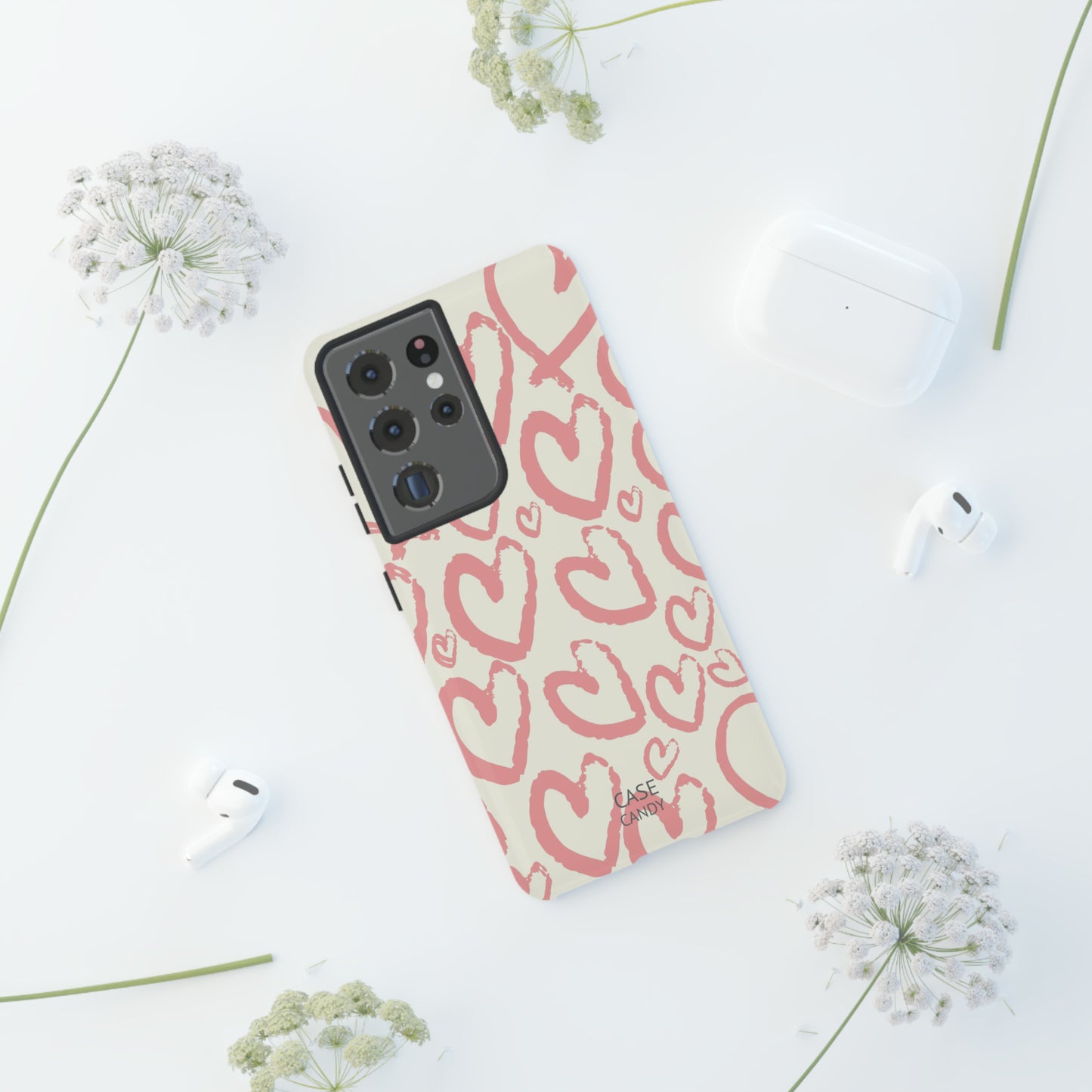 Scrappy Hearts HD Galaxy Case