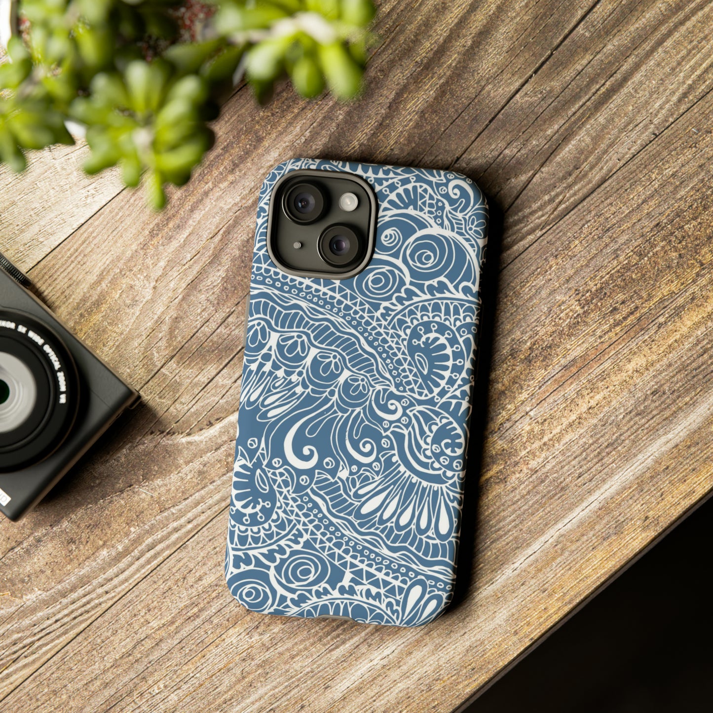 Sky Blue Lace HD15 Case (Mag Safe)