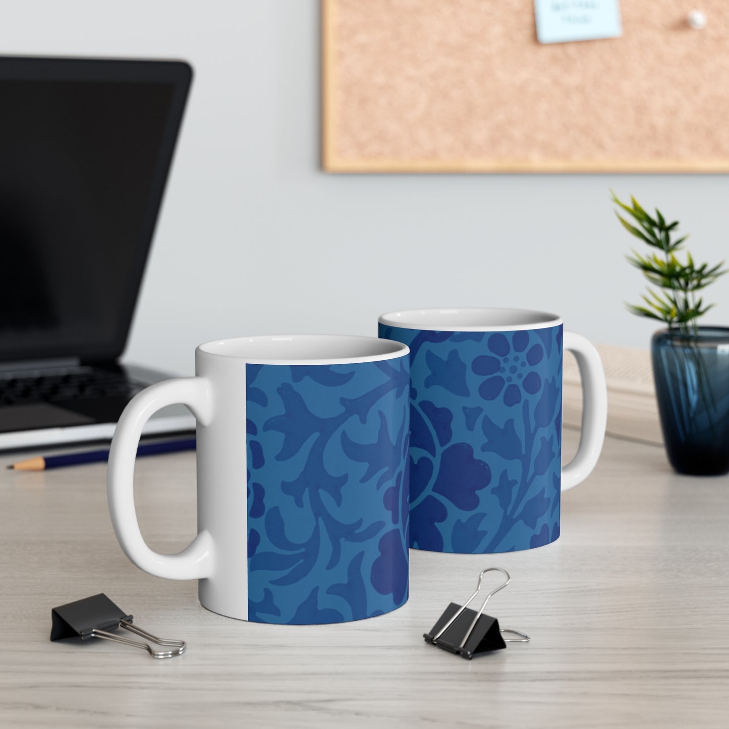 Blue Lace Mug