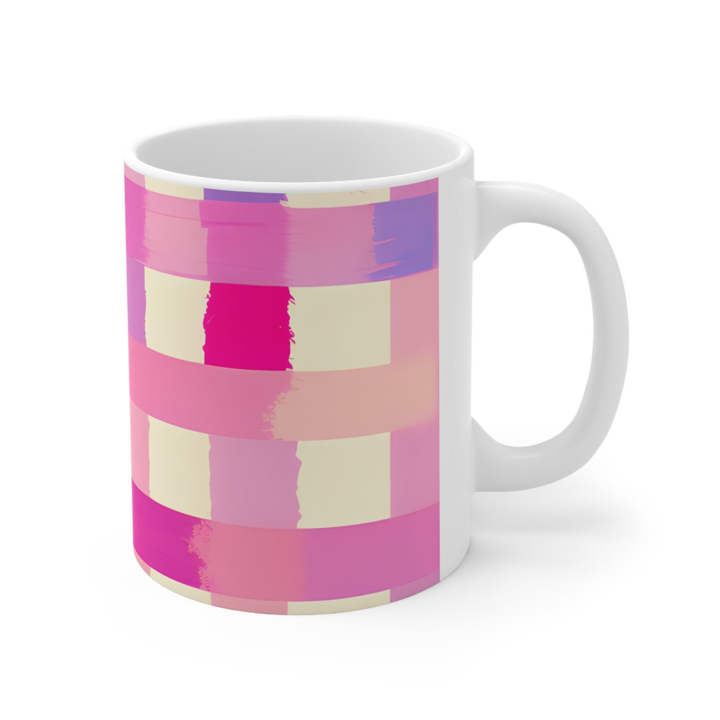 Pink Stripes Mug