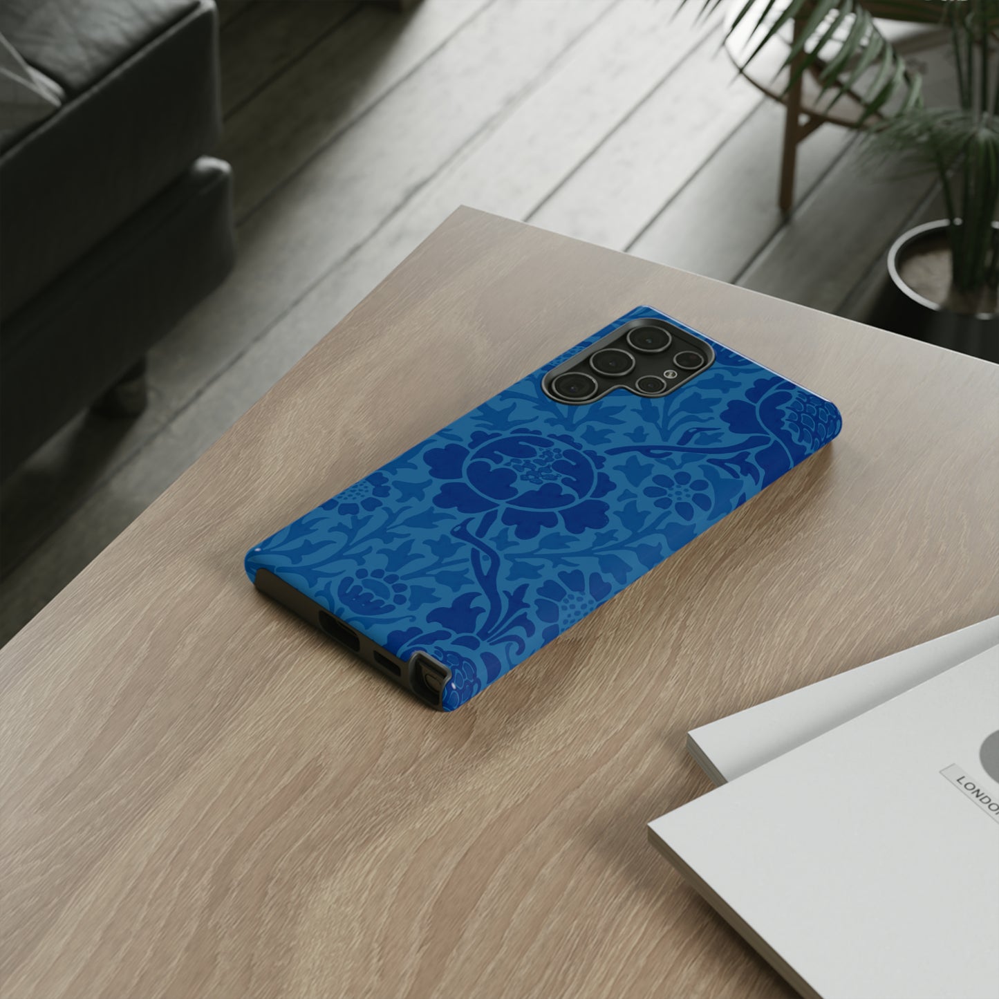 Blue Lace HD Galaxy Case