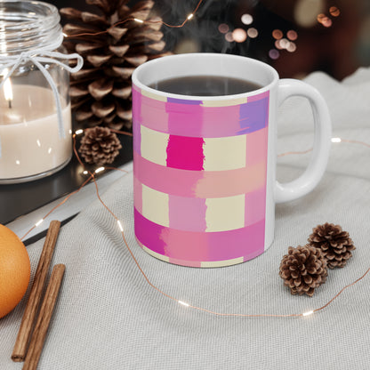 Pink Stripes Mug