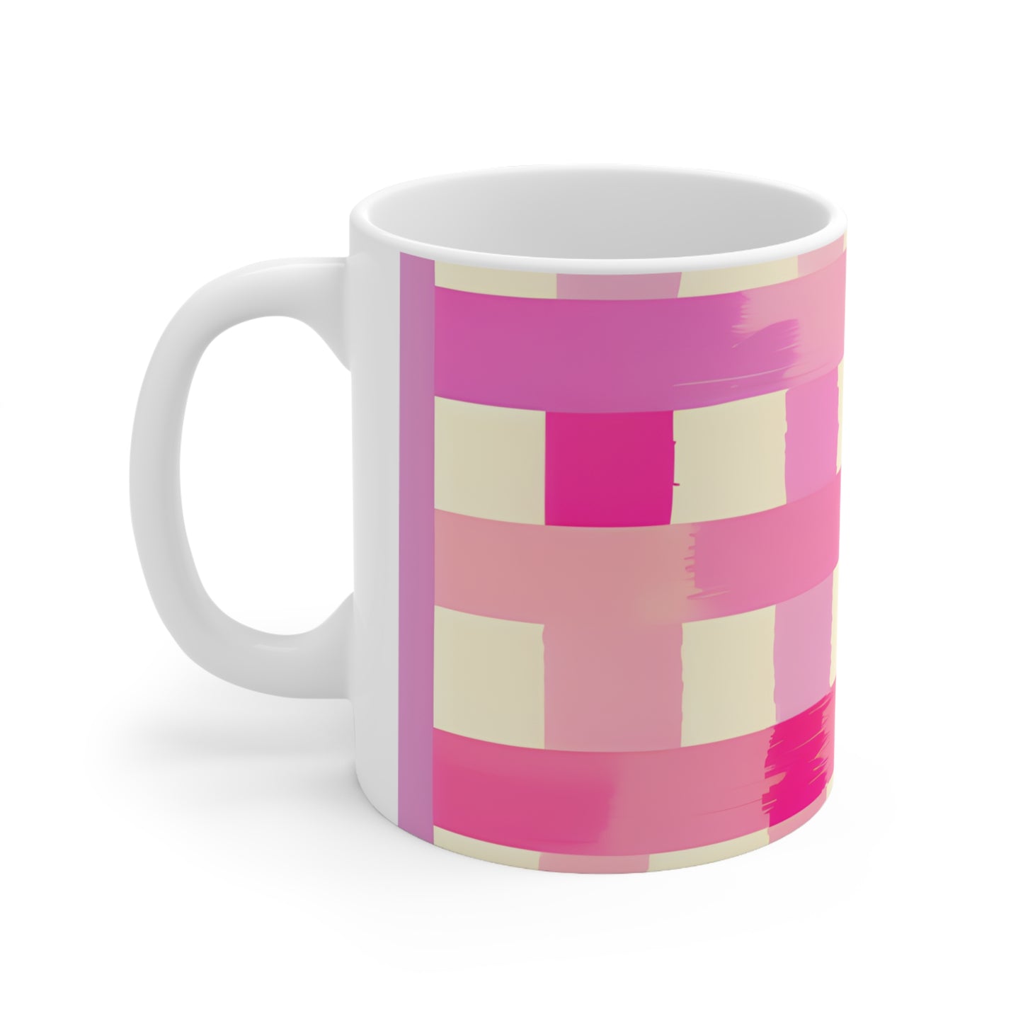 Pink Stripes Mug