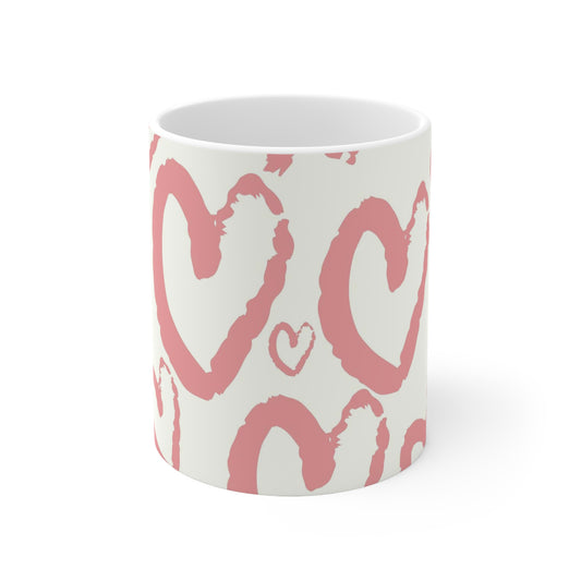 Scrappy Hearts Mug