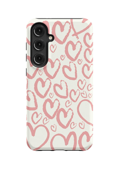 Scrappy Hearts S24 HD Galaxy Case